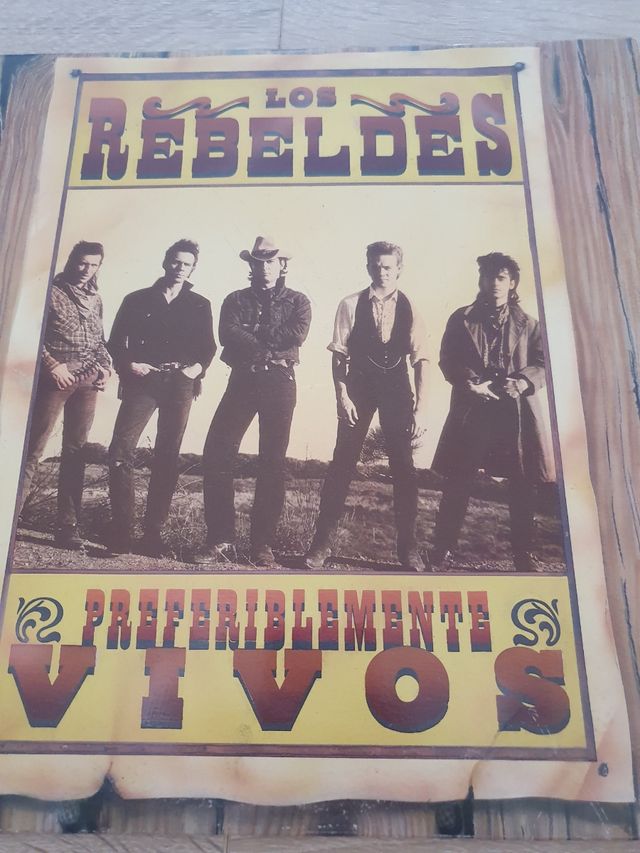 Vinilo Los Rebeldes - Preferentemente Vivos