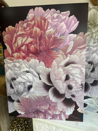 2 Cuadros Flores - Decoración