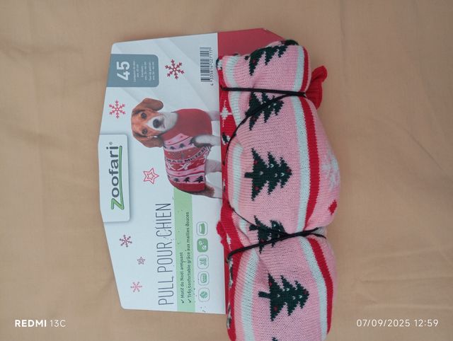 Maglia Natale cane Zoofari tg.40/45