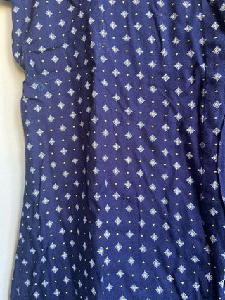 Camisa azul niña - estampado