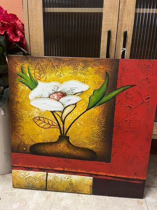 Cuadro Moderno - Flor Abstracta