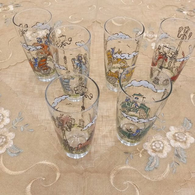 Bicchieri Vintage Auto d'epoca