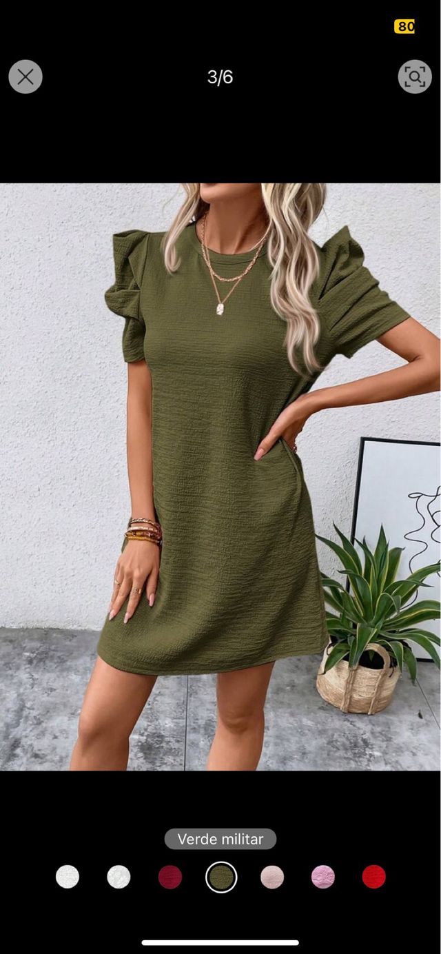 Abito estivo verde militare