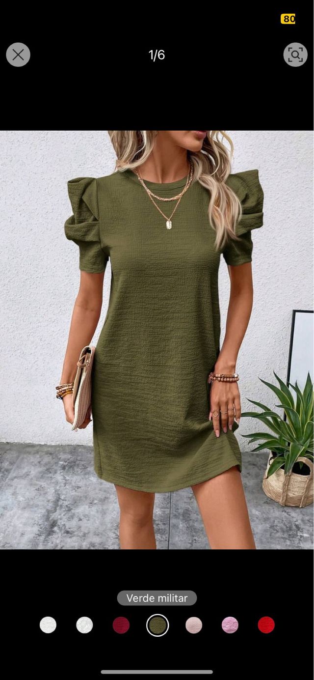 Abito estivo verde militare