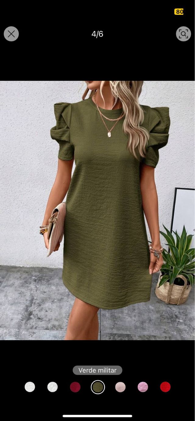 Abito estivo verde militare