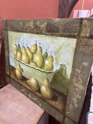 Cuadro peras - Lienzo frutero