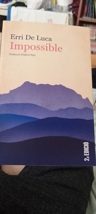 Impossible Erri De Luca Editorial Bromera
