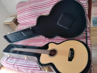 Bajo Acústico Eletrico 5 Cuerdas + Estuche Rigido