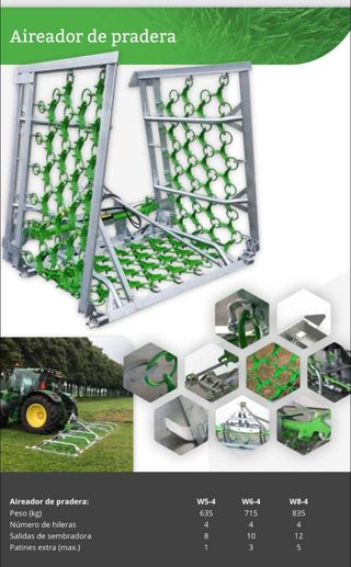 Aireador de pradera
