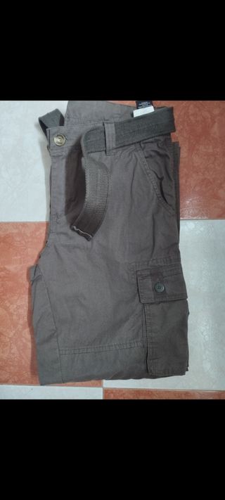 Pantalón cargo verde oliva/marron