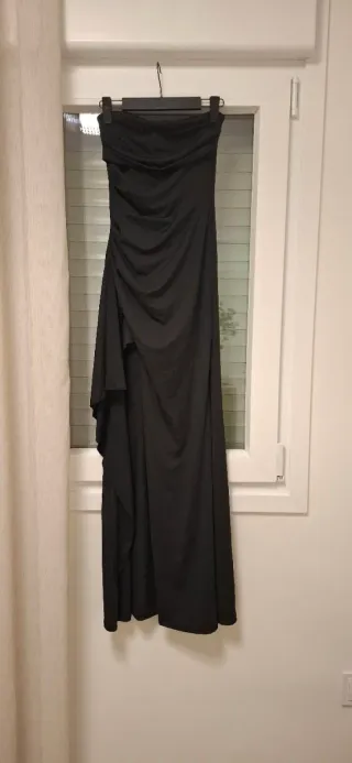 Vestido largo negro elegante