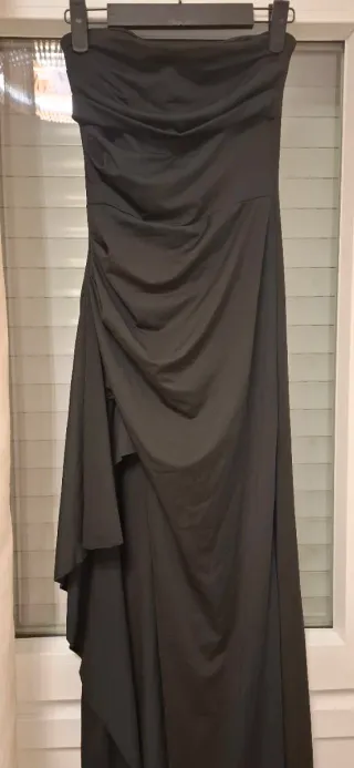 Vestido largo negro elegante