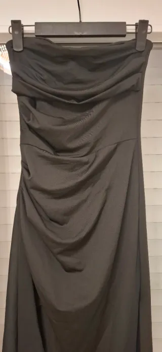 Vestido largo negro elegante