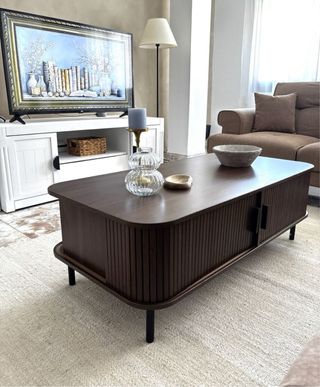 Mesa centro - Madera oscura