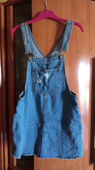 Falda peto vaquera Pull talla S 