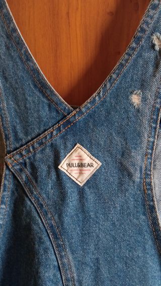 Falda peto vaquera Pull talla S 