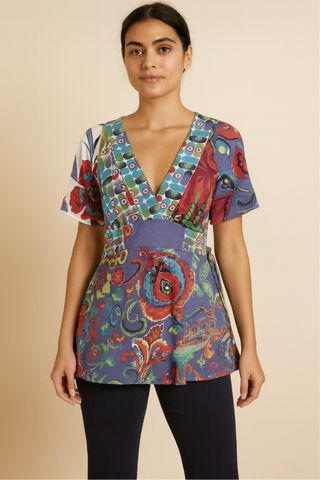 Camisa Desigual multicolor talla S