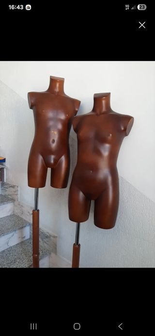 Maniquies color madera niño/niña 6-8 años.
