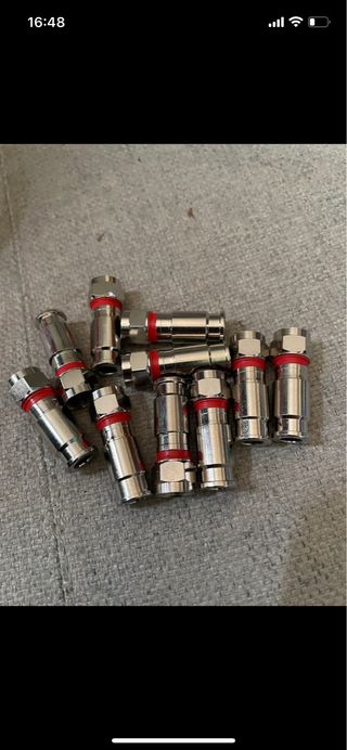 10 Connettori F a Compressione