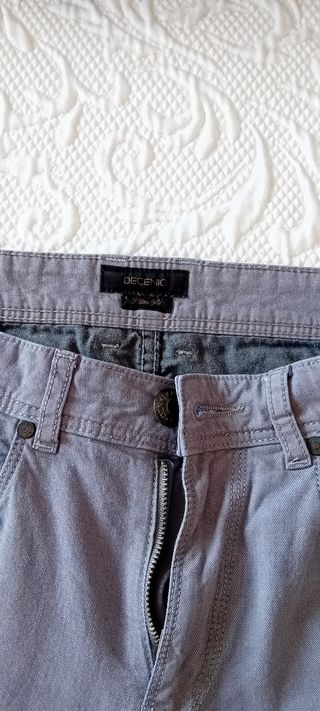 Calças Cinza Homem Slim Fit