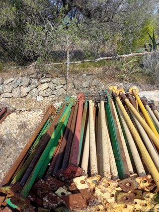 Puntales obra - 57 unidades y 30