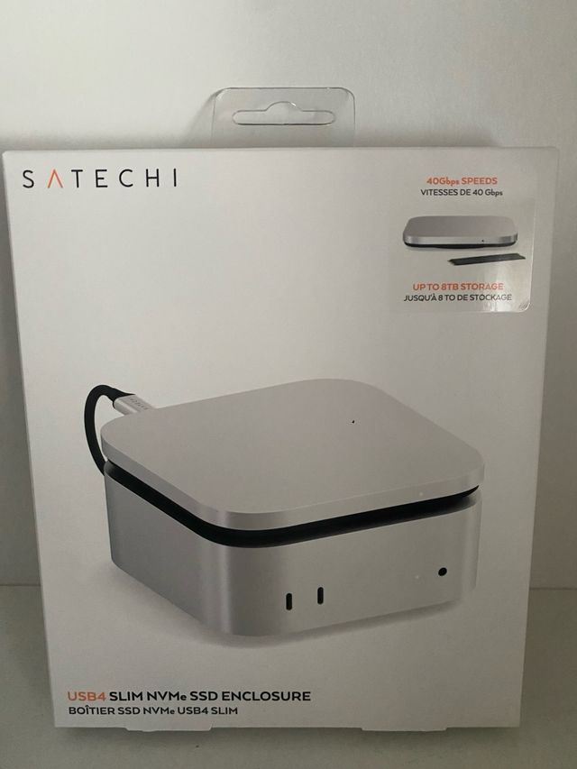SATECHI Carcasa SSD NVMe USB4 para Mac Mini M4