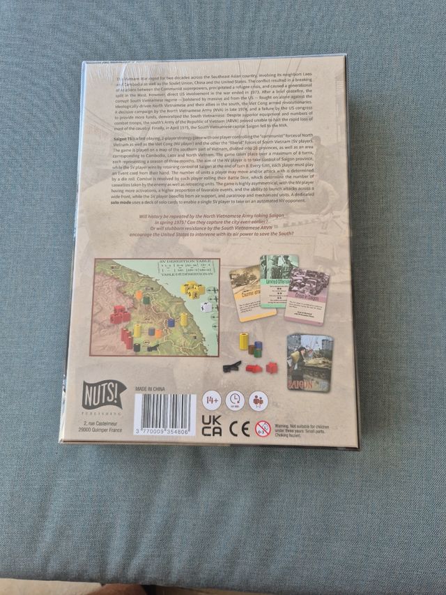 Saigon 75 - Jogo de Tabuleiro