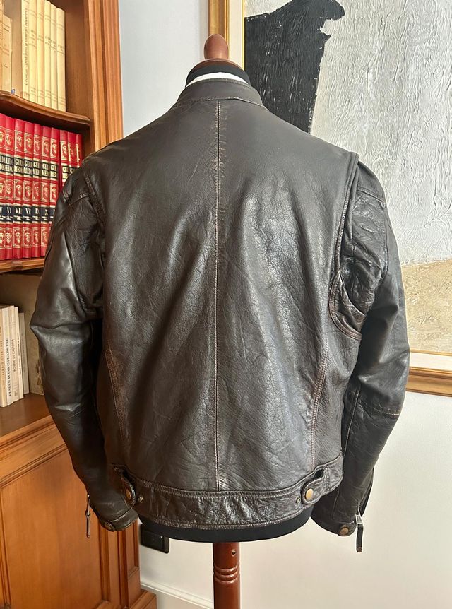 Giacca Bikers Energie Vintage '90 in pelle size M
