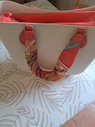 Obag borsa donna bianca rosa