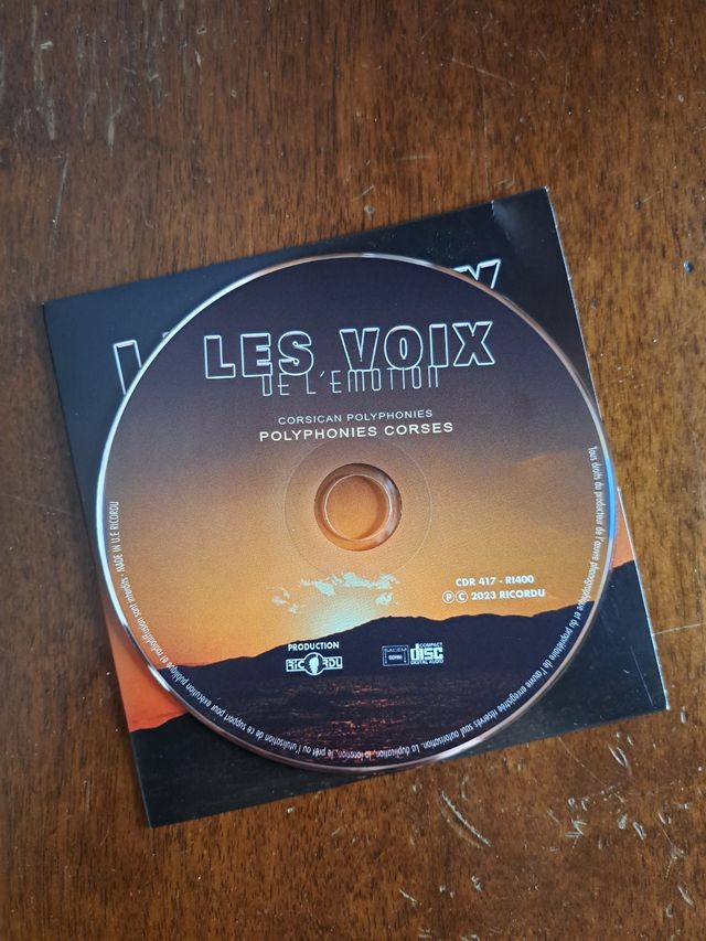 CD Les Voix De L'Emotion Corsican