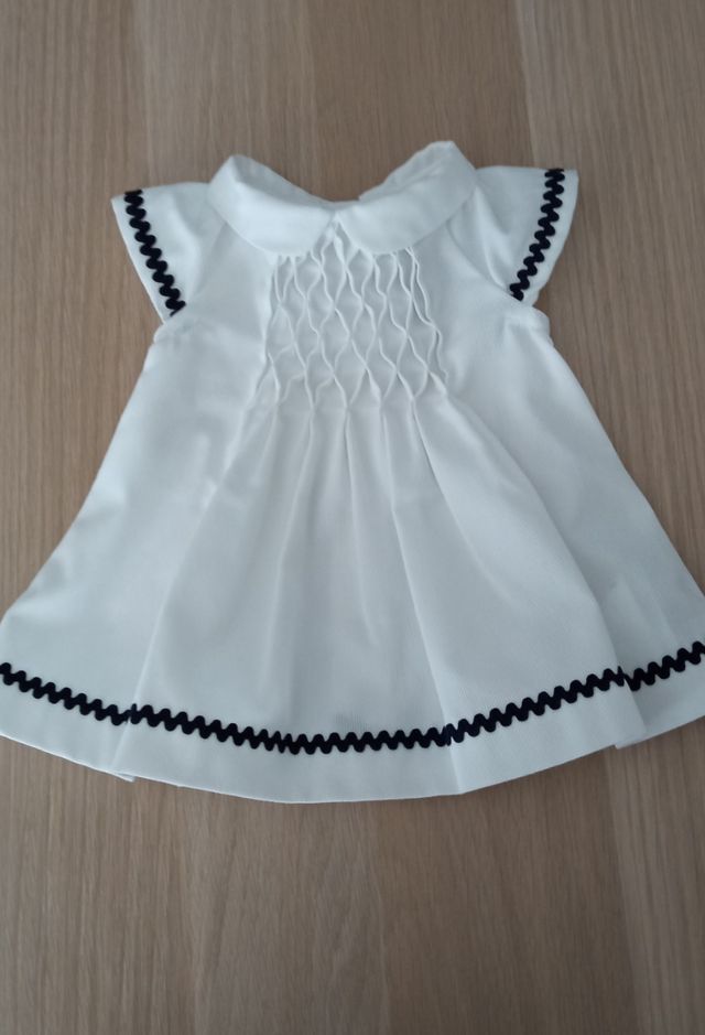 Vestido bebé niña 0-3 meses
