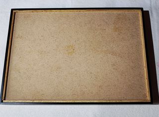 Vassoio legno decorato - vintage