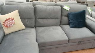 Sofá cama chaise longue gris