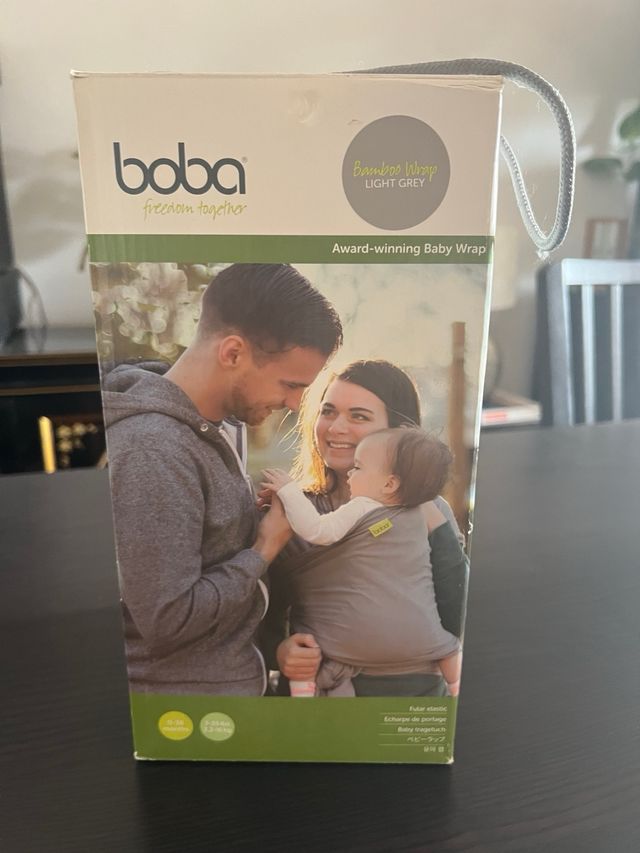 Fular Boba Wrap Gris - Portabebés