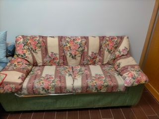Sofá cama floral
