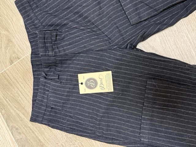 Pantalones rayas - Negro/Gris