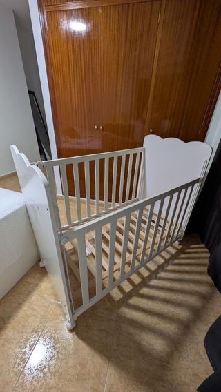 Cuna Micuna 60x120 cm - estrellas Con colchón