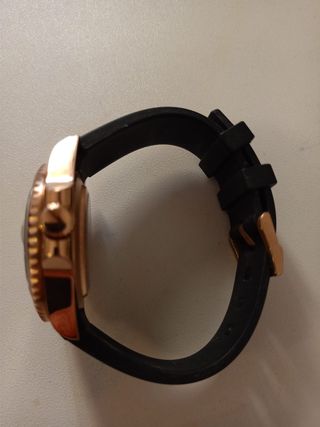 Reloj automático dorado | blanco