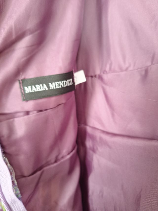 Vestido de festa de verão azul-púrpura