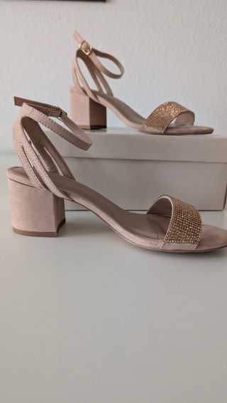 Sandalias Anna Field light pink