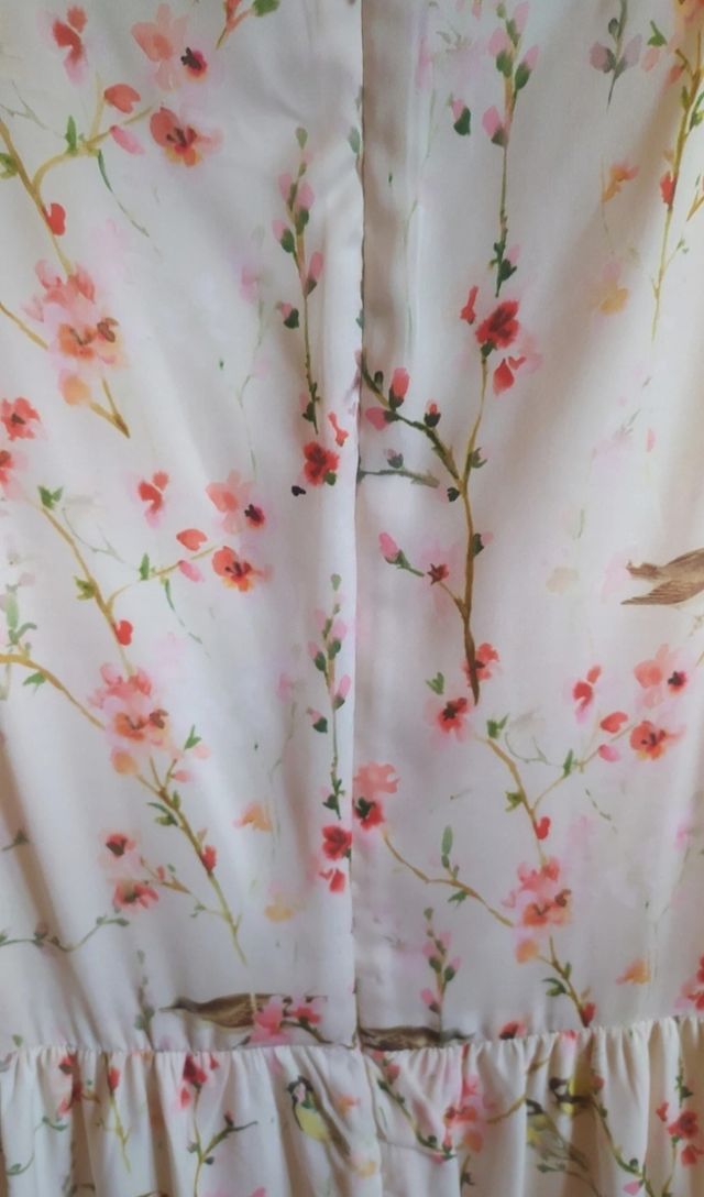 Vestido Zara estampado flores - T-S