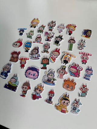 Adesivi labubu set di 27 cancelleria kawaii