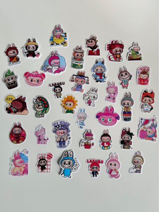 Adesivi labubu set 27 adesivi cancelleria kawaii