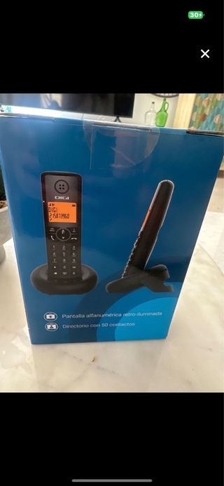Teléfono inalámbrico DIGI - Negro