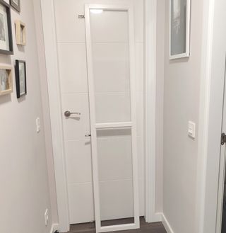 OXBERG - Puerta cristal Ikea Billy Blanca