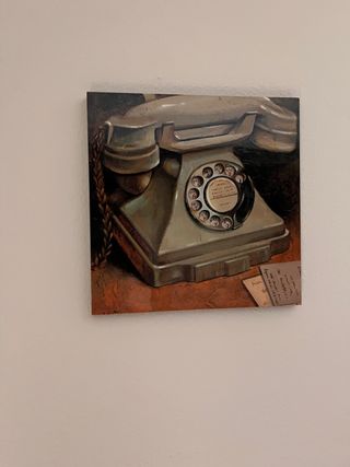 Cuadro teléfono antiguo