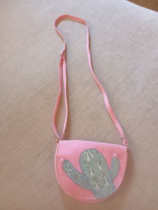 Bolsito Infantil Cactus Rosa