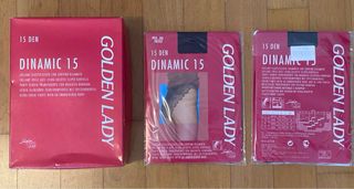Golden Lady 10 paia Collant Neri - 15 den