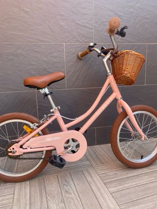 Bicicleta clásica rosa