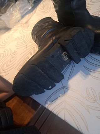 Stivali Donna Neri Intrecciati